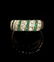 1267: Tiffany 18 Kt. Gold, Emerald and Diamond Ring