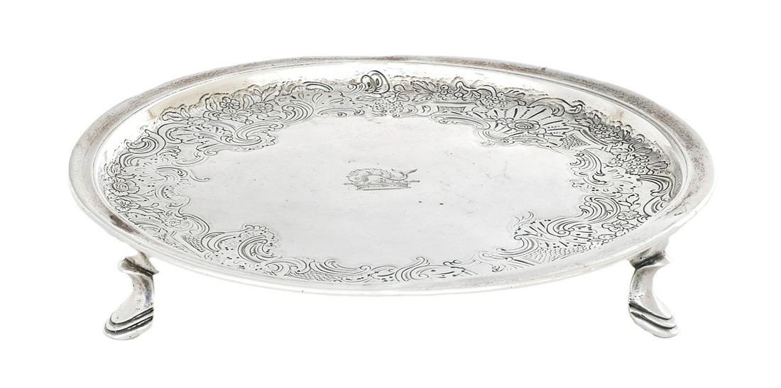 Irish George III Sterling Silver Waiter (1 of 2)