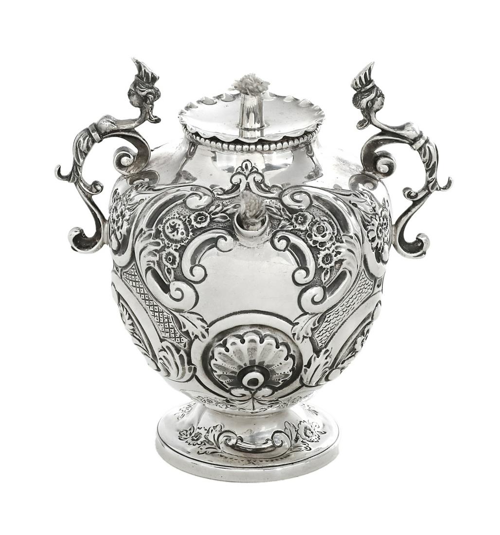 Late Victorian Sterling Silver Table Lighter (1 of 2)