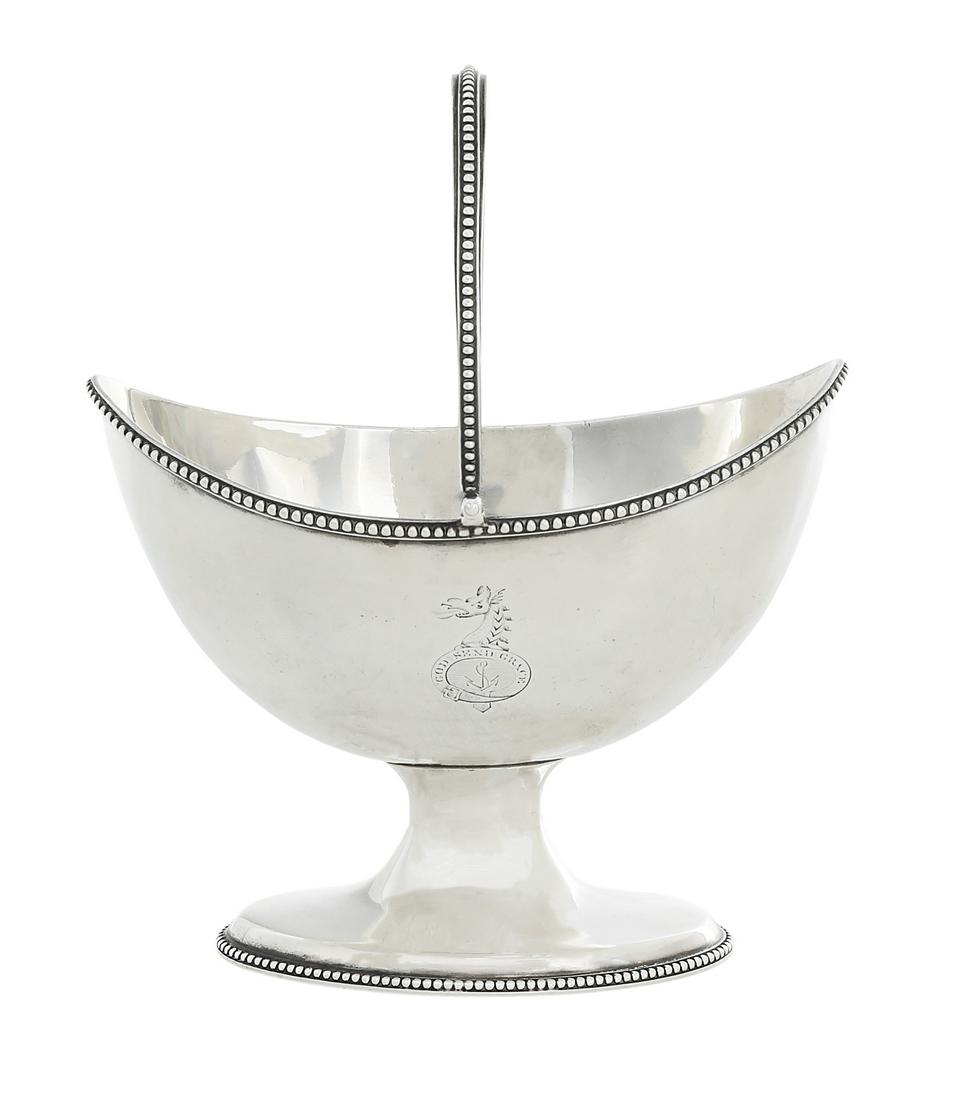 Hester Bateman Sterling Silver Sugar Basket (1 of 2)