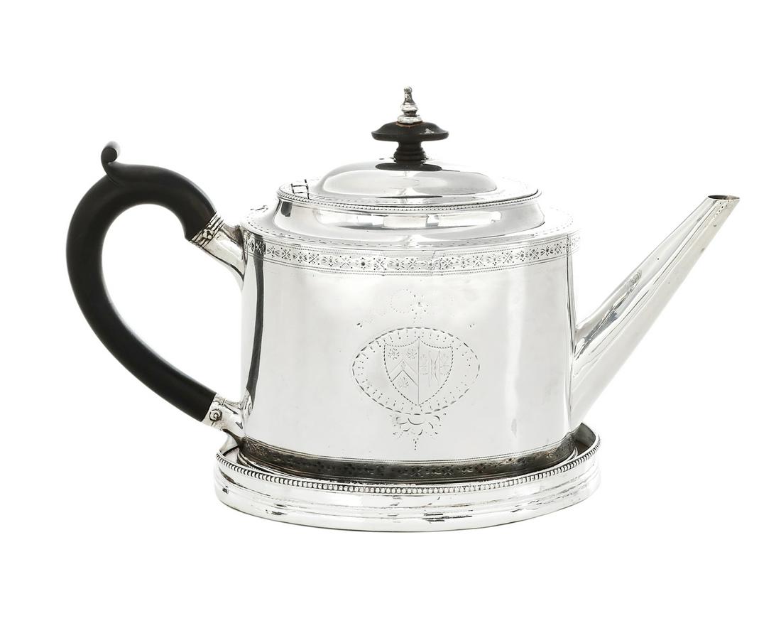 Hester Bateman Sterling Silver Teapot (1 of 2)