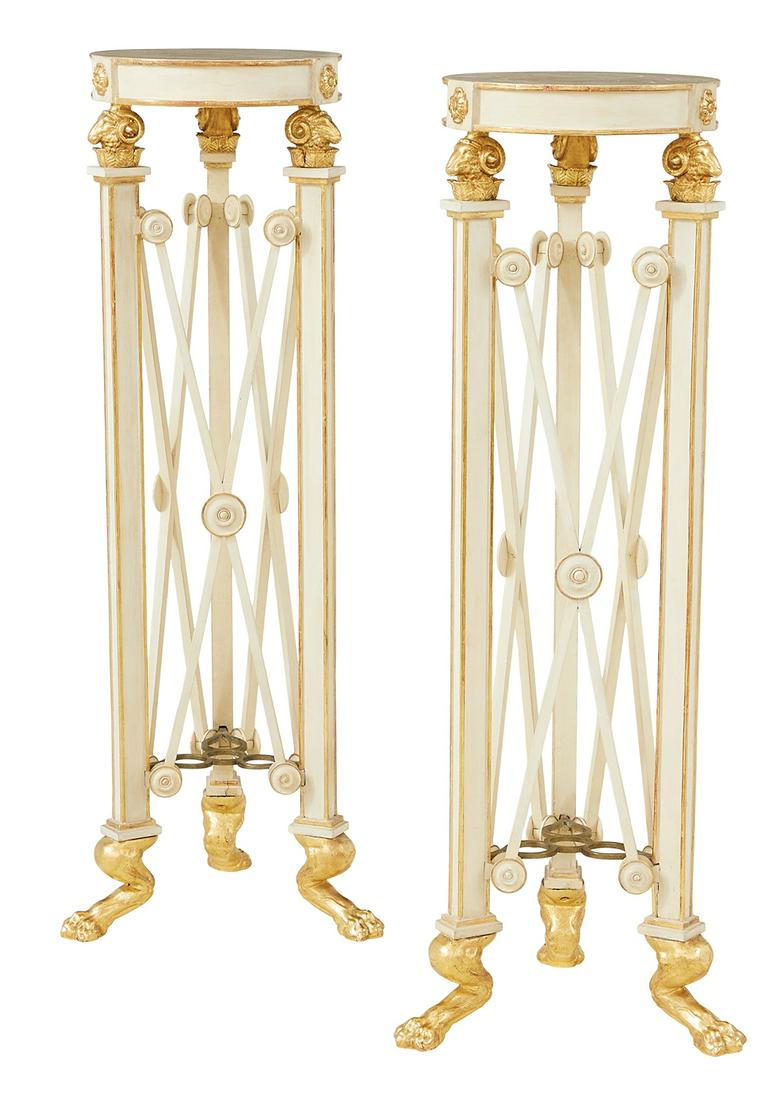 Pair of English Neoclassical Torcheres (1 of 3)