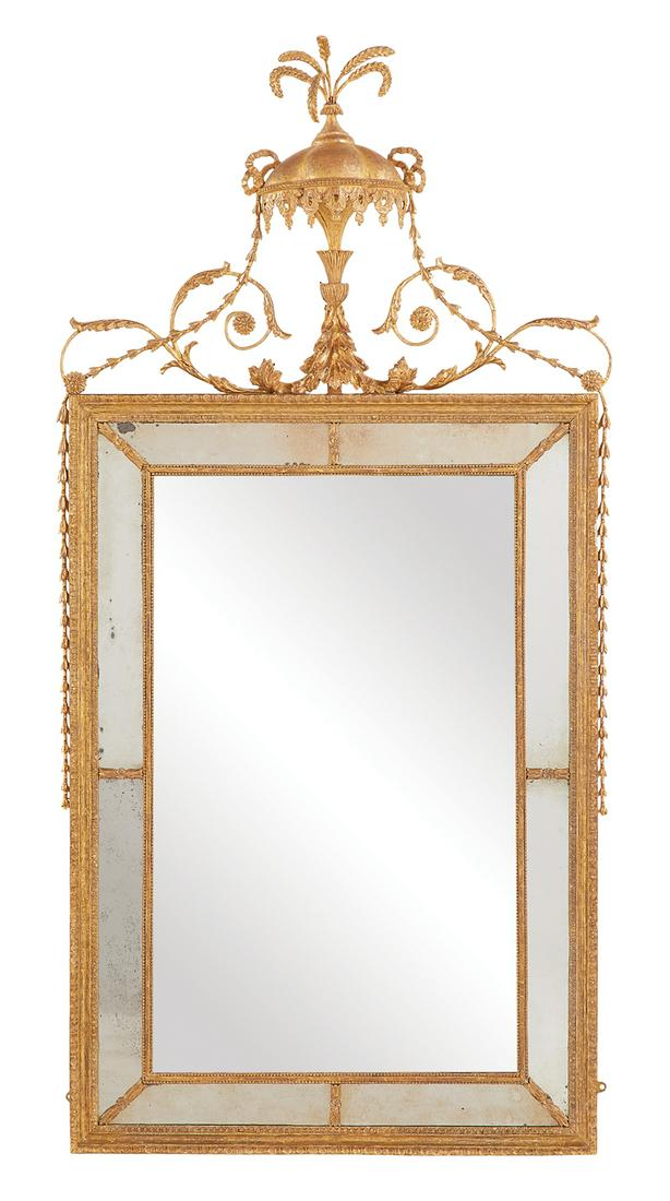 George III Linnell-Style Giltwood Mirror (1 of 2)
