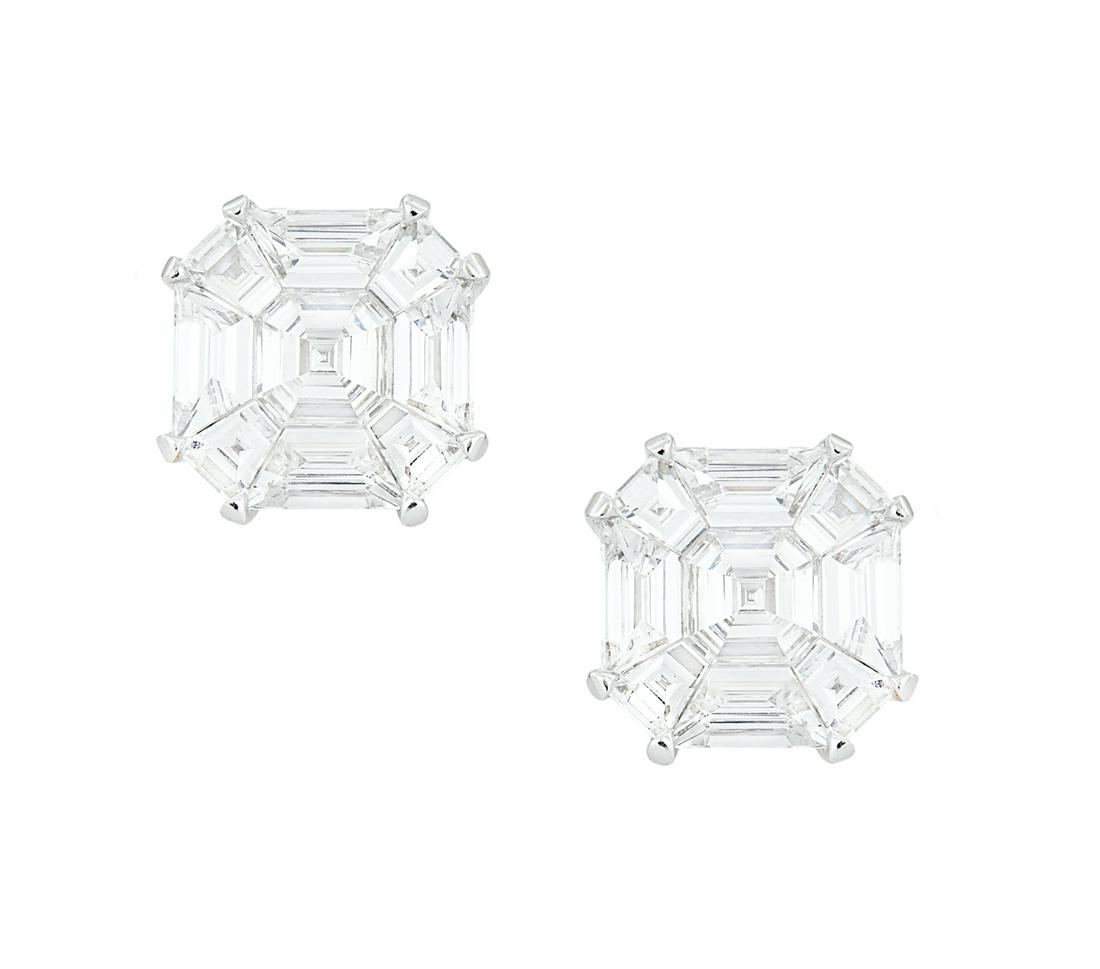 Pair of Diamond Earrings (1 of 1)