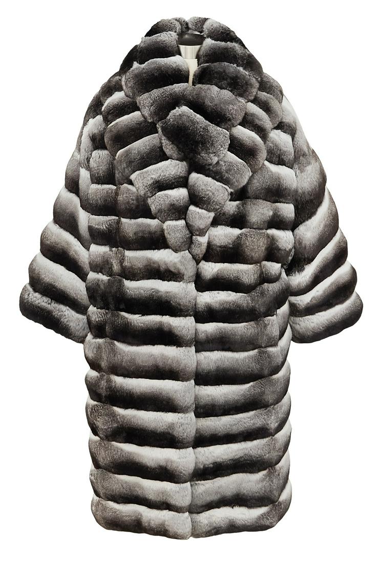 Chinchilla Coat with Matching Neck Wrap (1 of 4)
