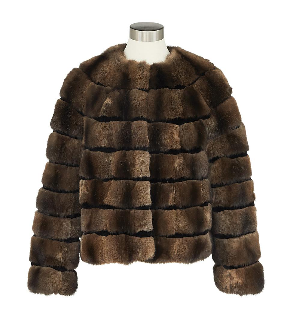 Sobol Medium Brown and Black Sable Jacket (1 of 5)