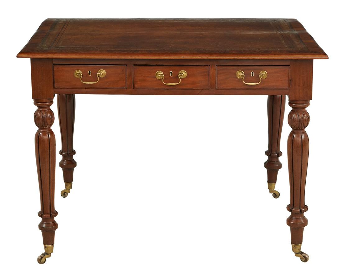 William IV-Style Mahogany Writing Table (1 of 3)