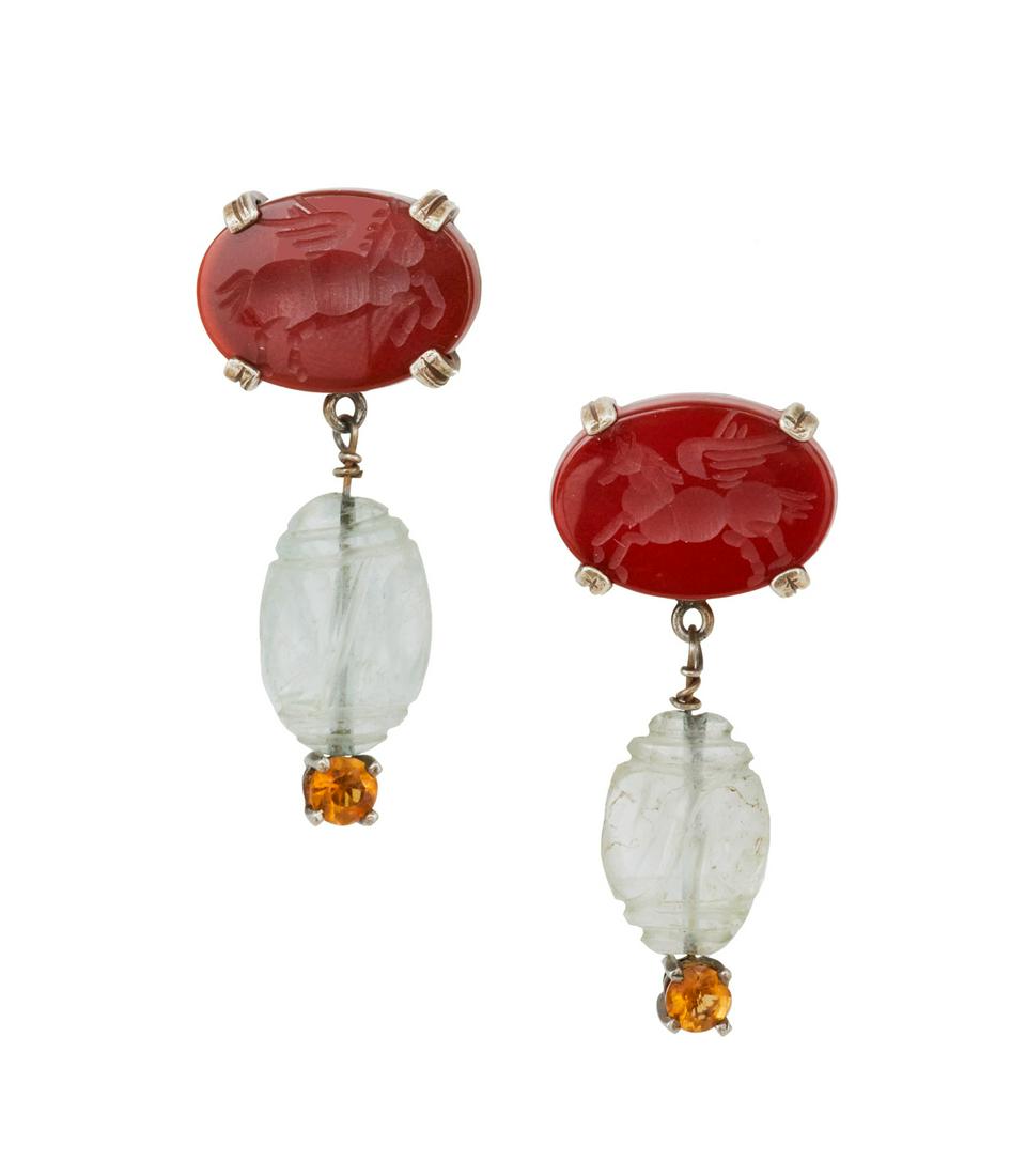 Mario Villa Pegasus Earrings (1 of 1)