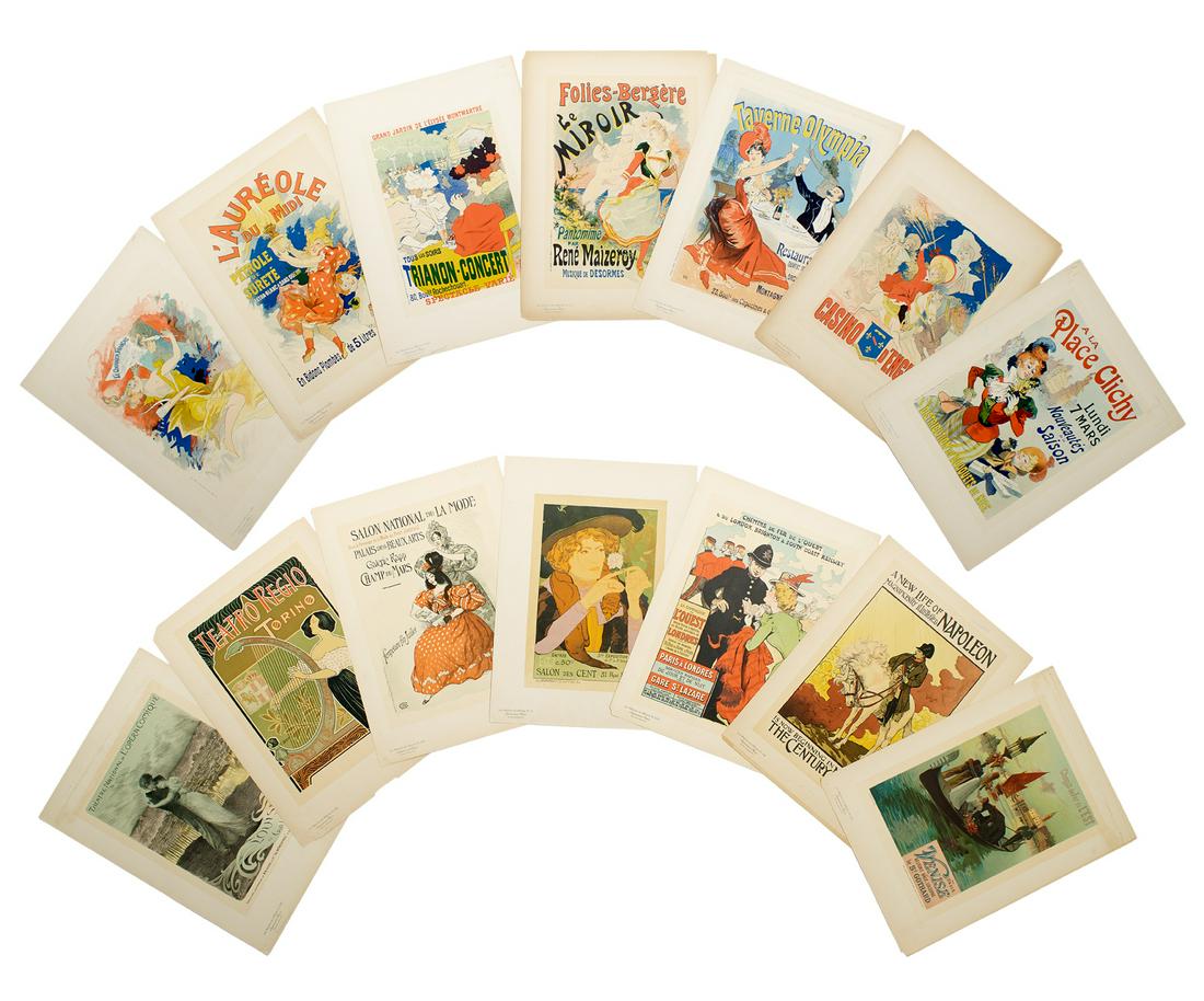 14 Lithographs from "Les Maitres de l'Affiche" (1 of 4)