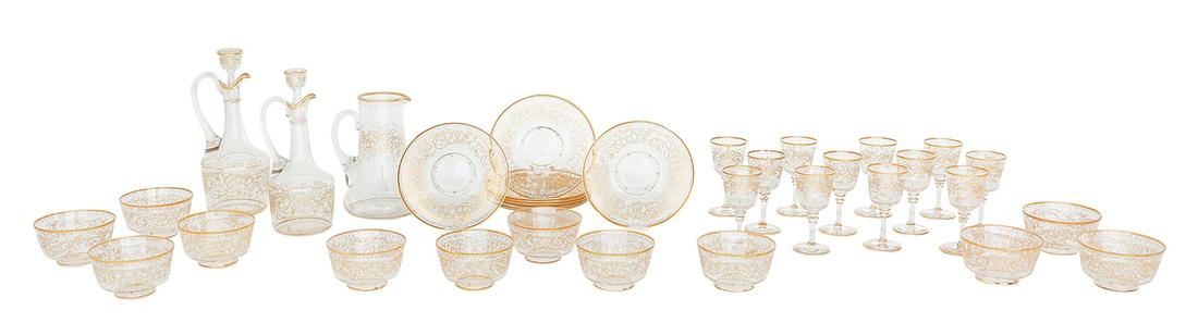 Partial Service of French Table Glass (1 of 3)