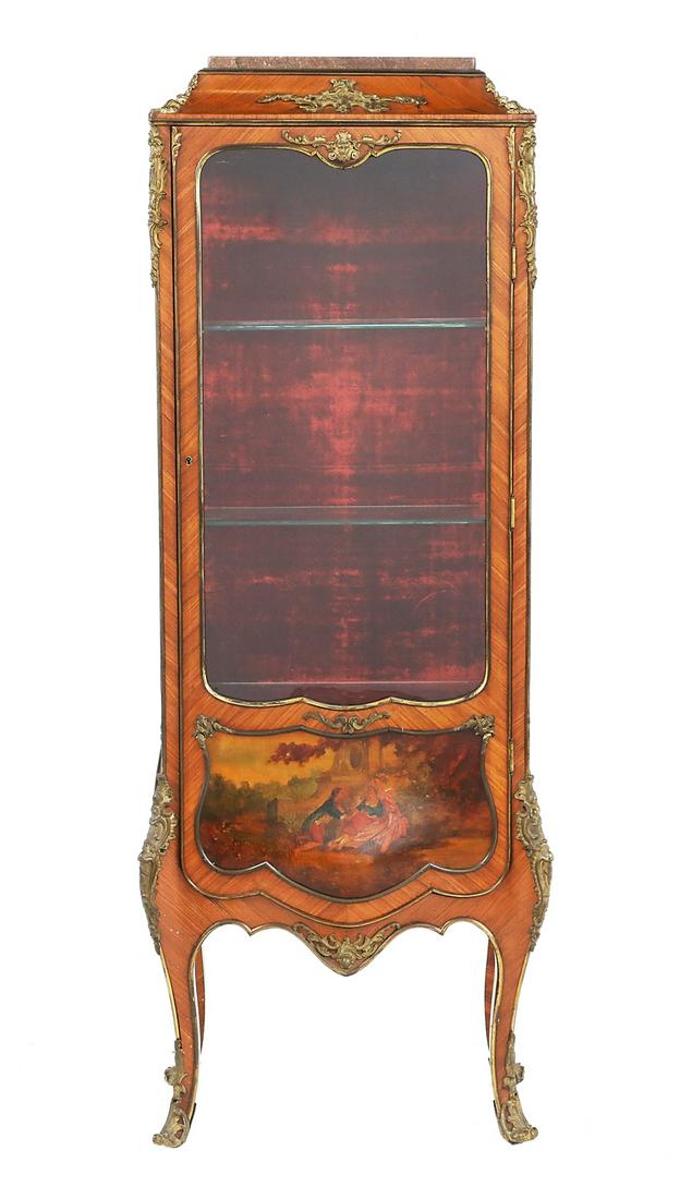 Louis XV-Style Kingwood Vitrine (1 of 3)