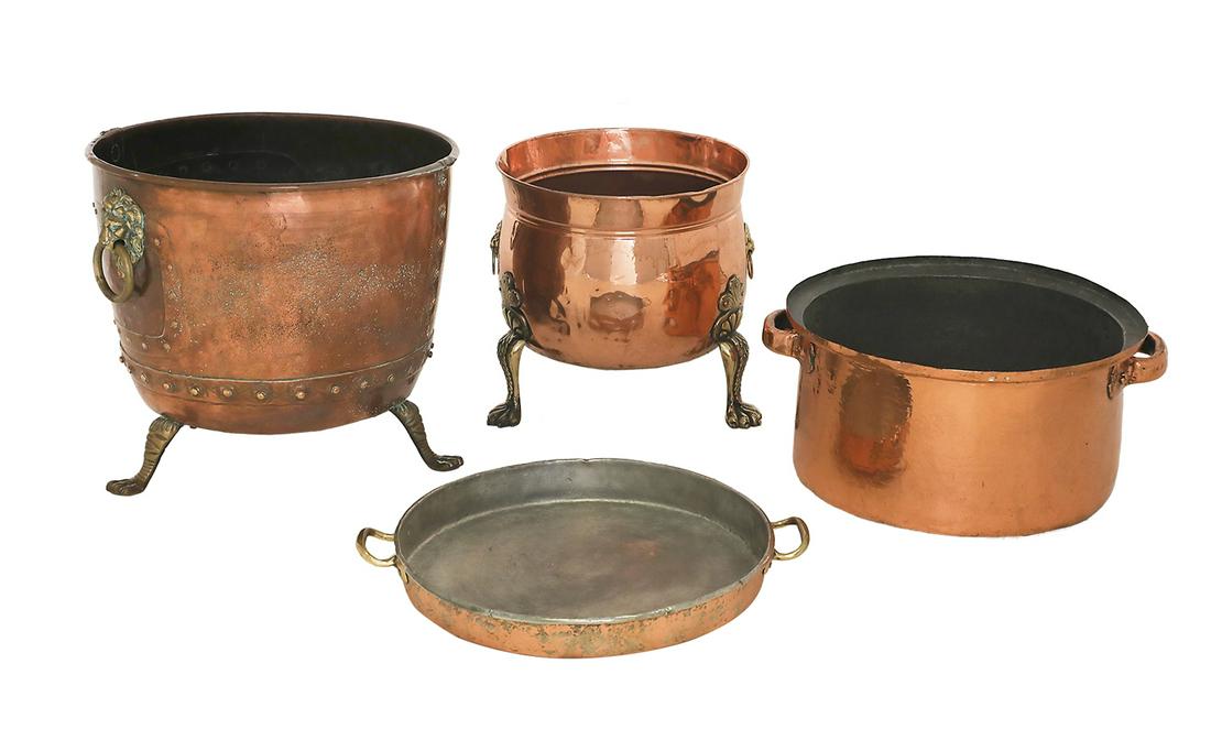Collection of Four Pieces of Antique Copper (1 of 2)