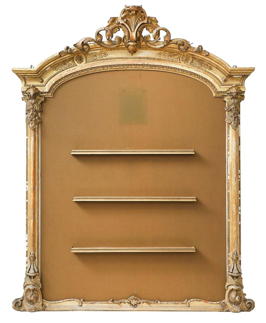 American Renaissance Revival Overmantel Mirror (1 of 2)