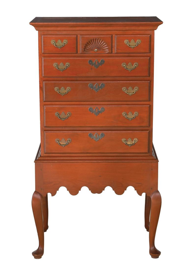 Eldred Wheeler Child's Cherry Chest on Frame (1 of 5)