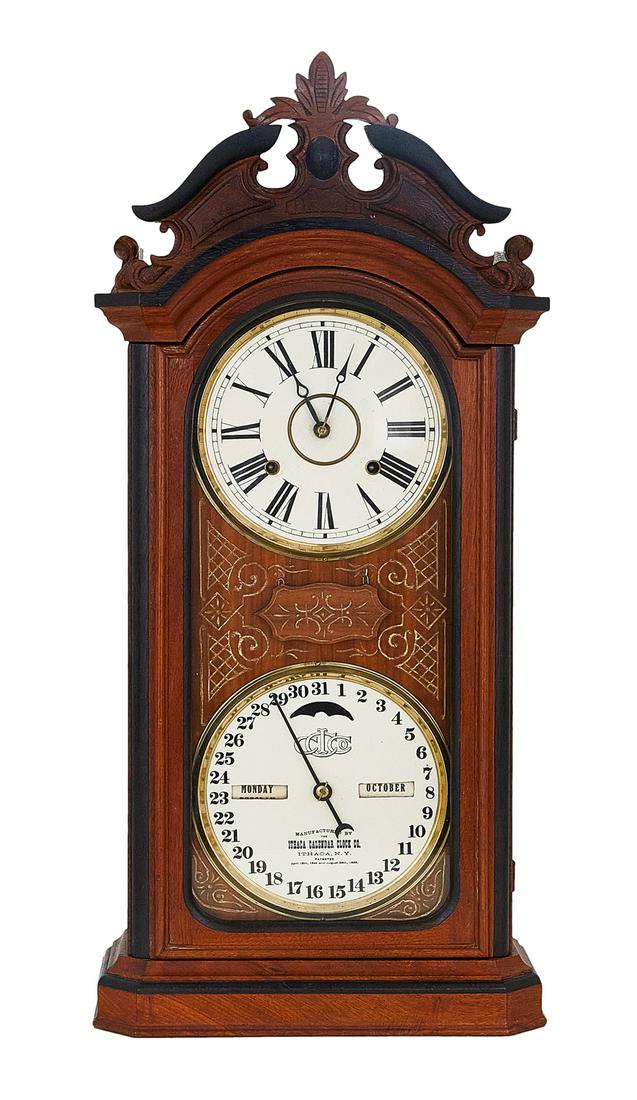 Ithaca "No. 4-1/2" Favorite Calendar Clock (1 of 3)
