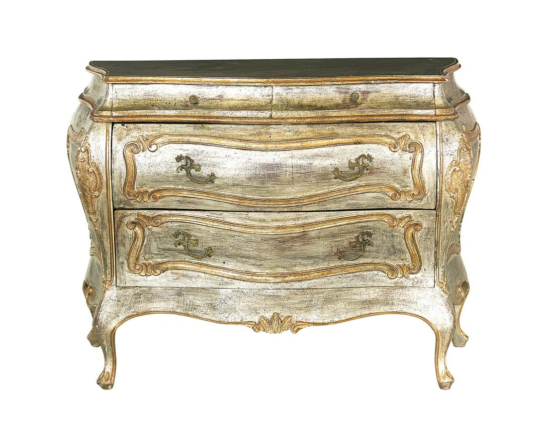 Italian Argente Bombe Commode (1 of 3)