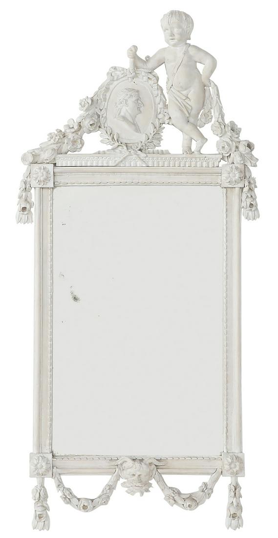 Swedish Painted Mirror in the Neoclassical Taste (1 of 2)