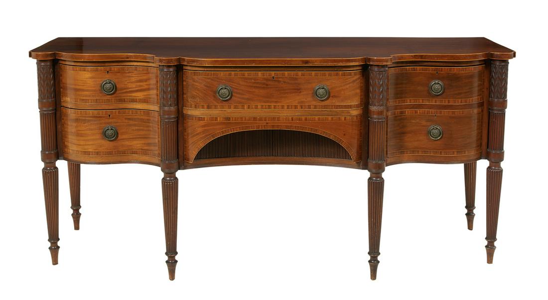 Regency-Style Mahogany Sideboard (1 of 3)