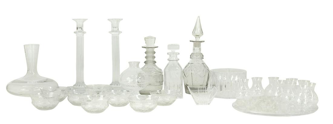 Thirty-Nine Pieces of Crystal Tableware (1 of 7)