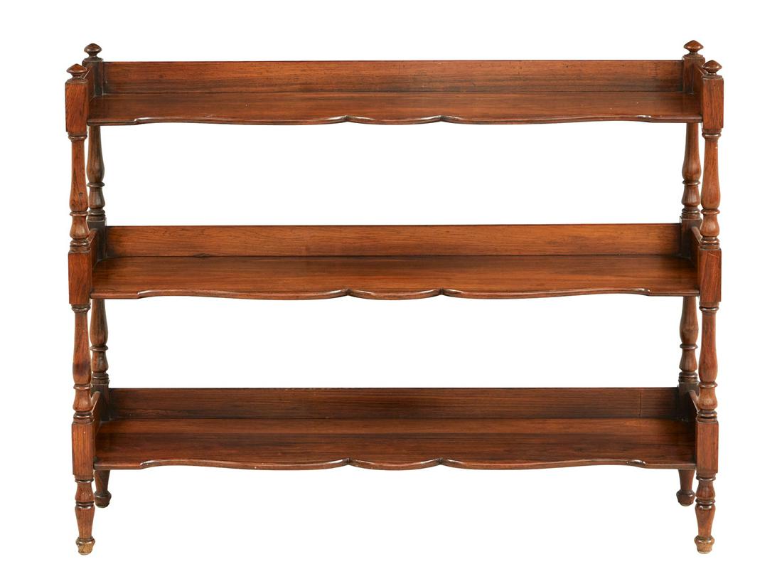 Regency Rosewood Three-Tier Etagere/Bookcase (1 of 3)