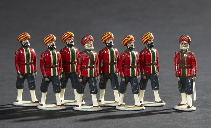 Luhiana Sikh Infantry Vintage Lead Toy Soldiers