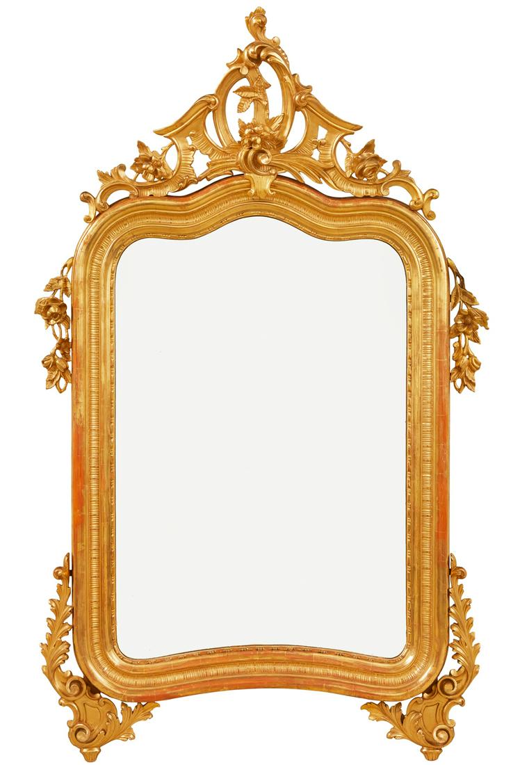 French Giltwood Mirror (1 of 2)