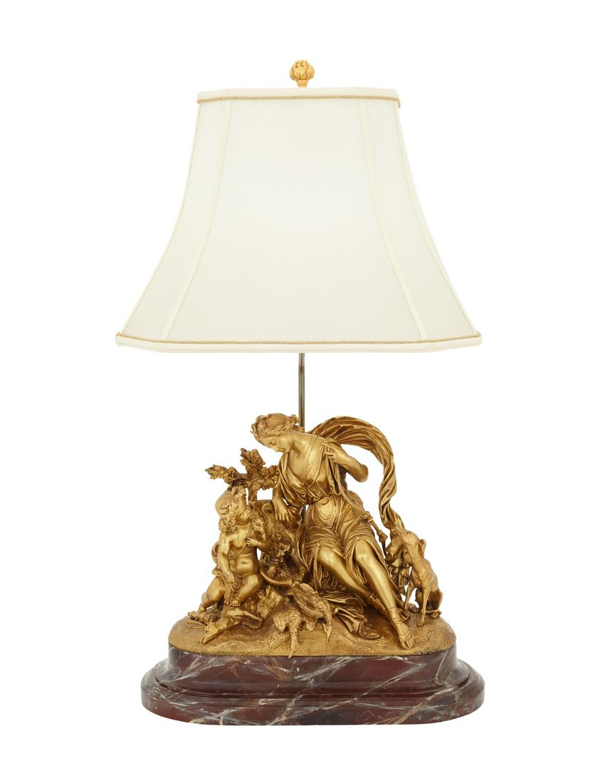 French Bronze Figure of Diana and Hercules (1 of 2)