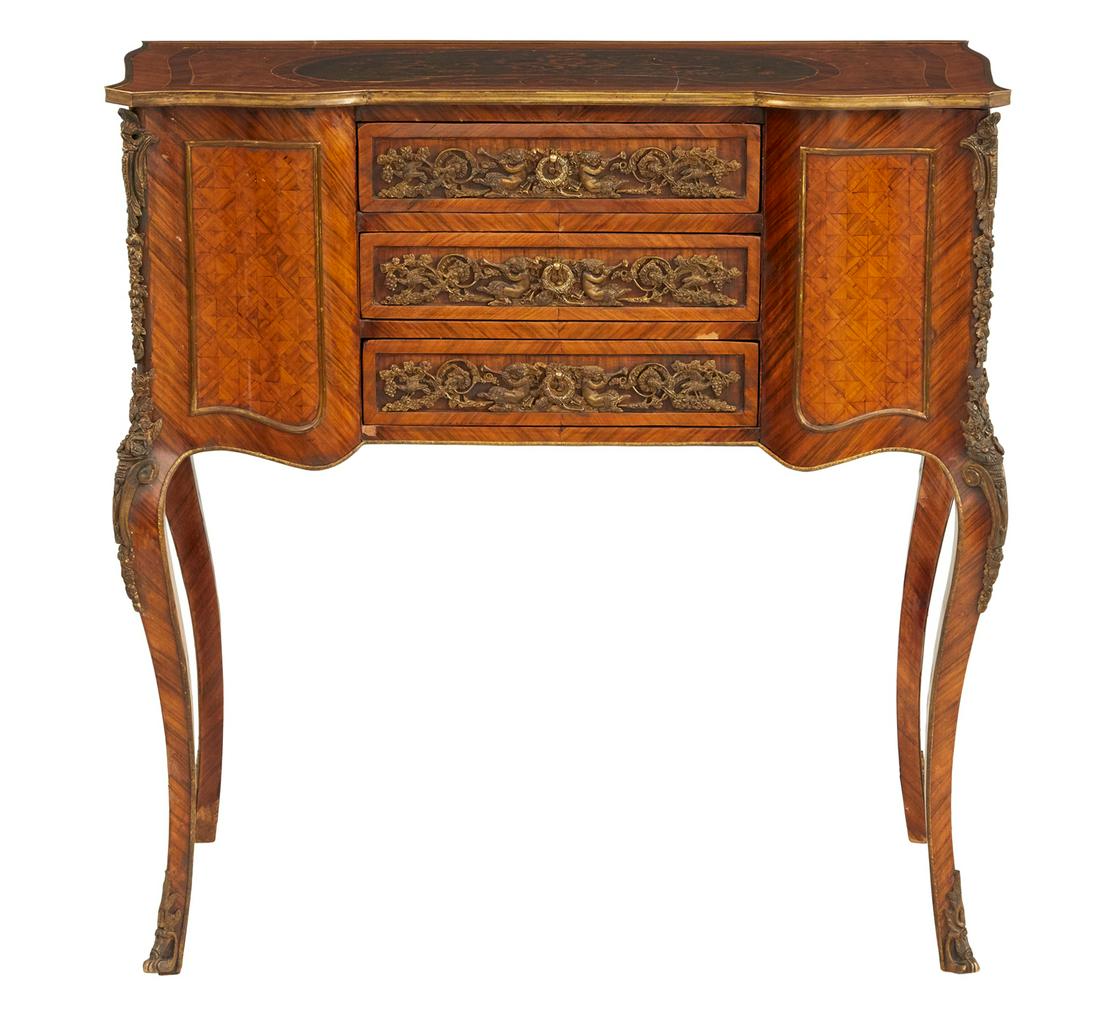 Louis XV-Style Kingwood Lady's Desk (1 of 5)