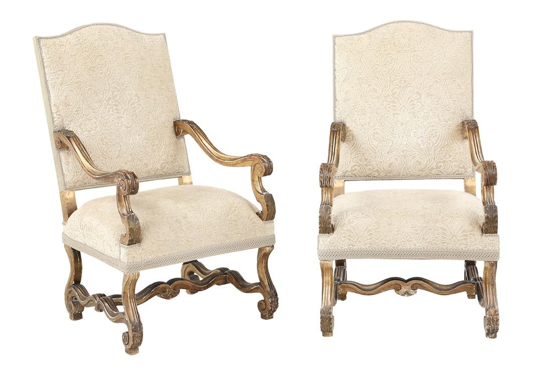 Pair of Regence-Style Fauteuils a la Reine (1 of 2)