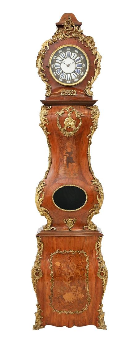 Louis XV-Style Bronze-Mounted Tall Case Clock (1 of 6)