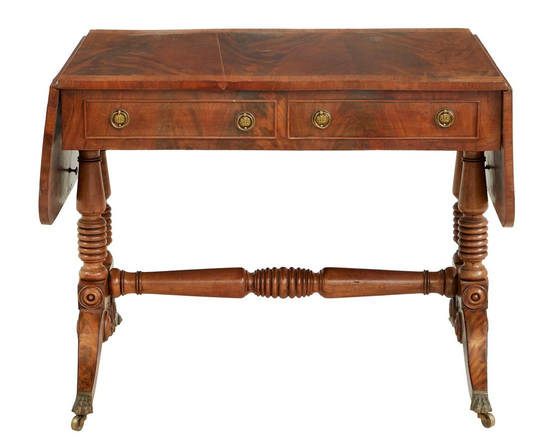 Late Regency Mahogany Sofa Table (1 of 4)