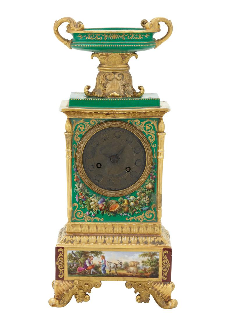 Handsome Jacob Petit Porcelain Clock (1 of 5)