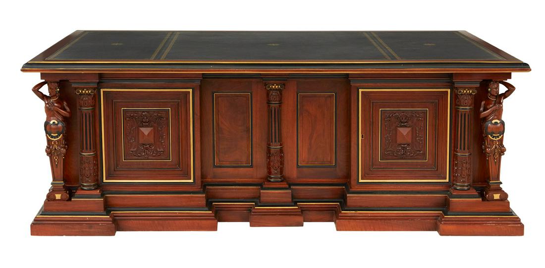 American Renaissance Revival-Style Executive Desk (1 of 5)