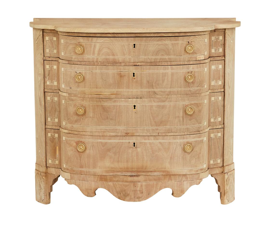 Continental Bleached Mahogany Chest (1 of 3)
