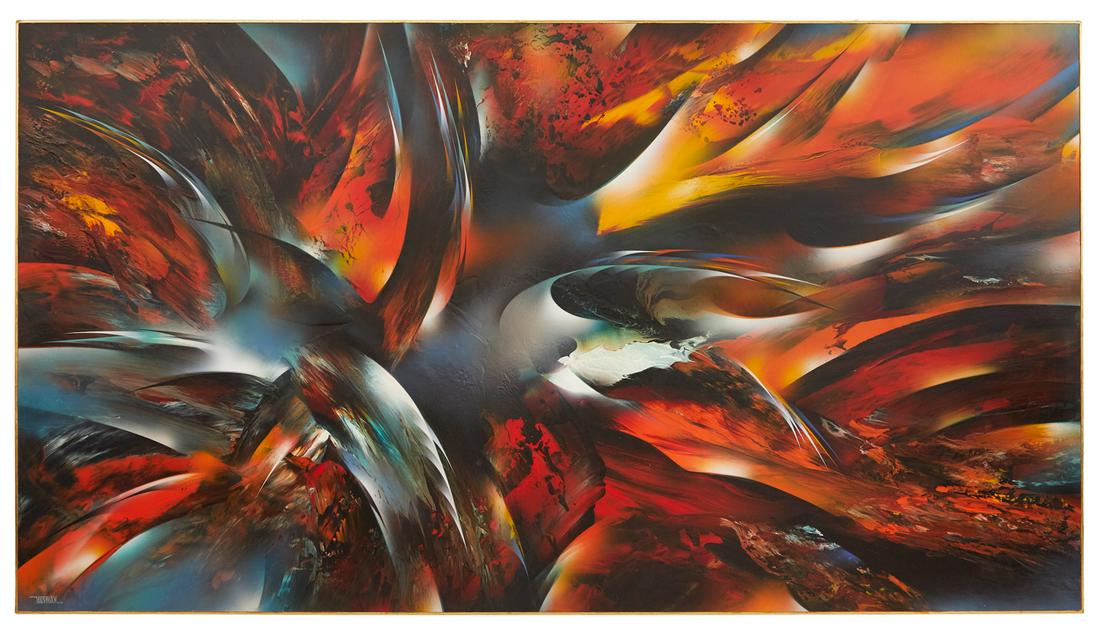 Leonardo Nierman, (Mexican, b. 1932) (1 of 3)