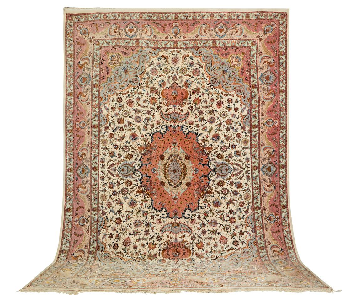 Silk Tabriz Carpet (1 of 1)