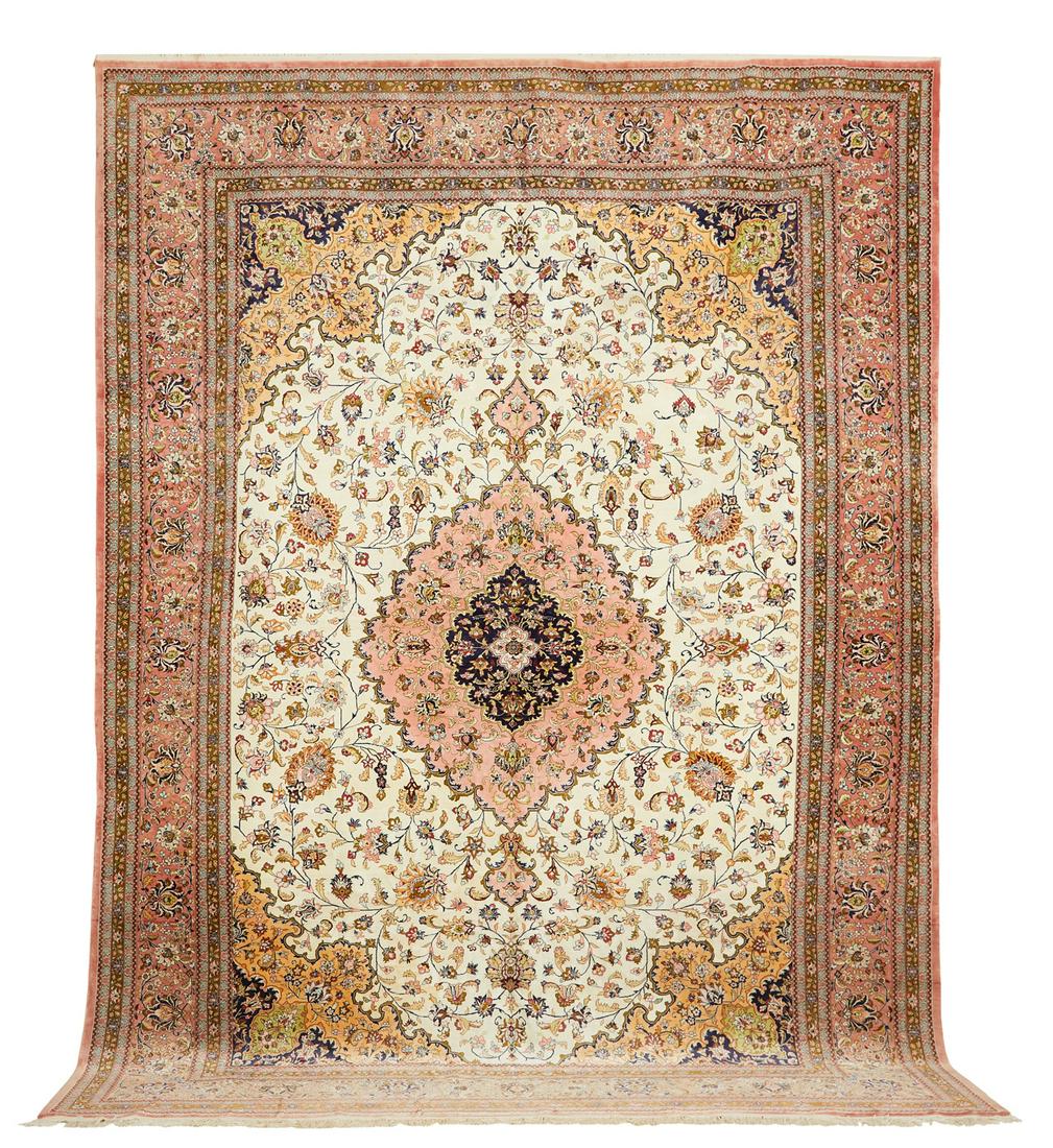 Silk Tabriz Carpet (1 of 1)
