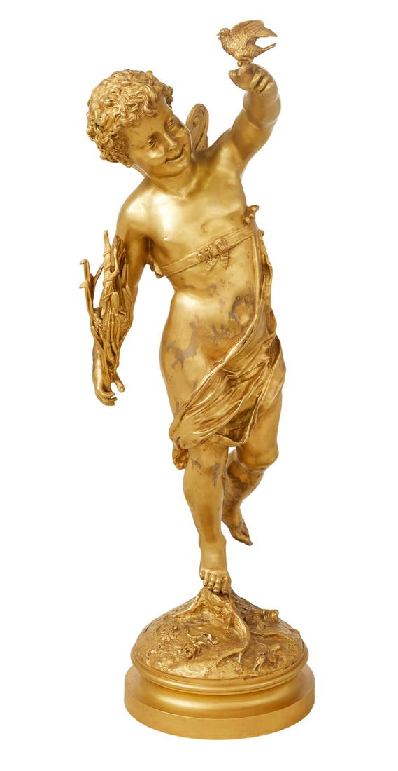 After Charles Anfrie, "Cupidon avec Oiseau" (1 of 4)