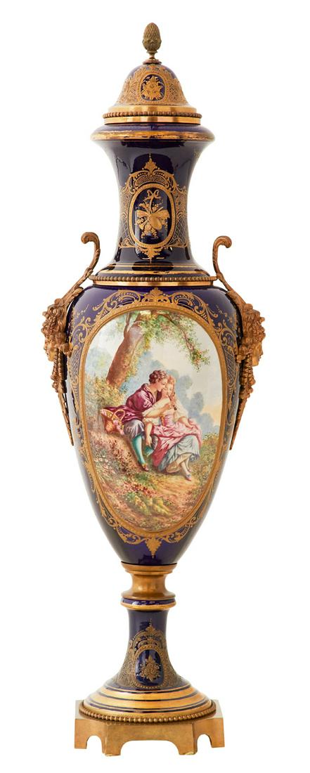 Large French Bronze-Mounted Vase (1 of 6)