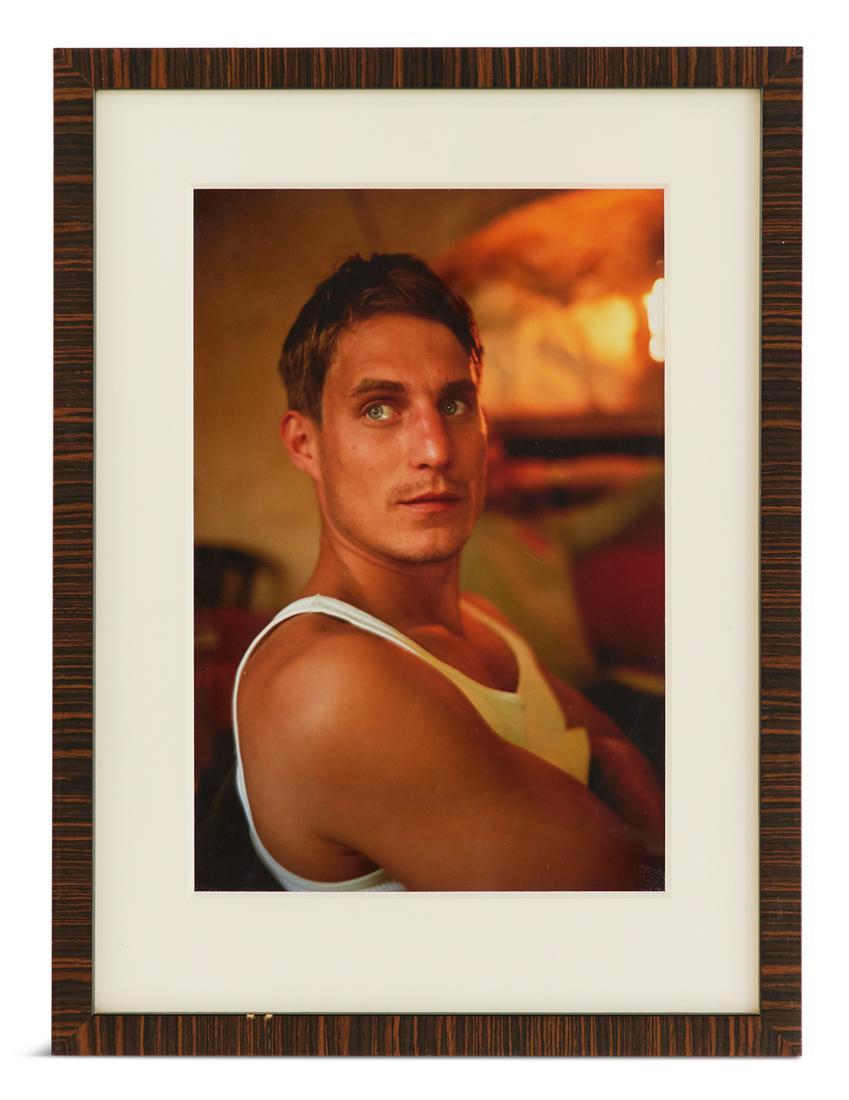 Nan Goldin (American, b. 1953): Nan Goldin (American, b. 1953) "Clemens at Llunch at Le Cafe de Sade, Lacoste, France", 1999 (printed 2001) Chromogenic (C-print) signed, stamped and numbered en verso "Nan Goldin / Clemens at lunch a