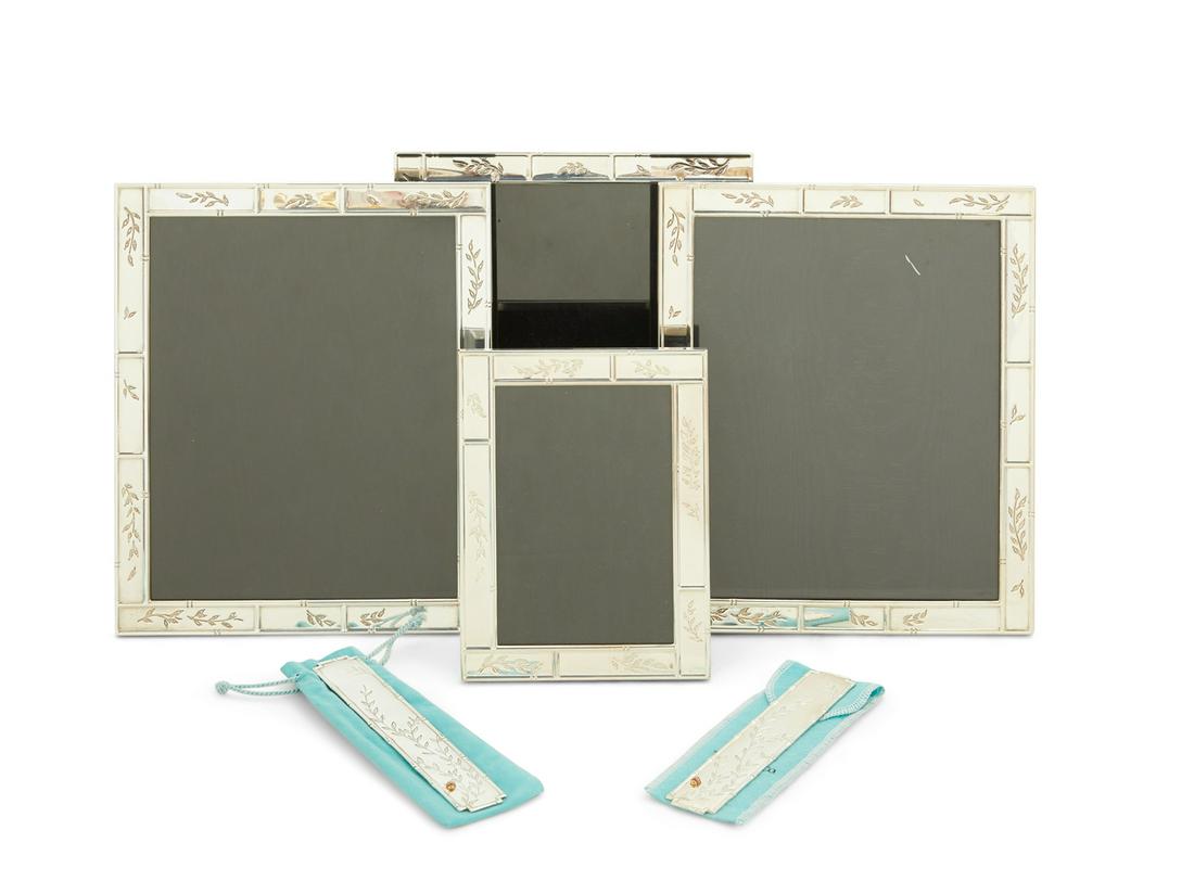 Tiffany "Bamboo Garden" Silver Desk Articles (1 of 3)