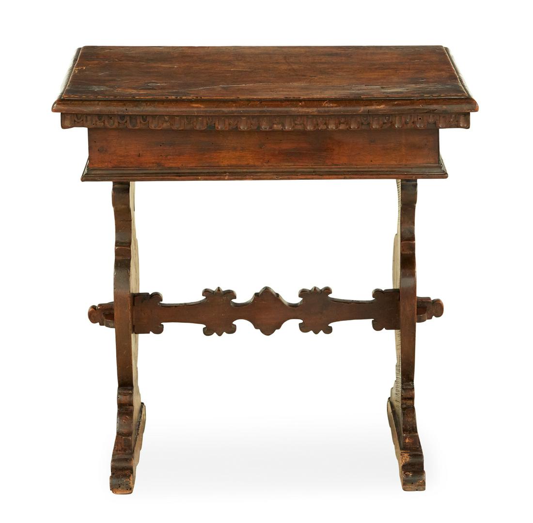 Diminutive Italian Walnut Side Table (1 of 3)