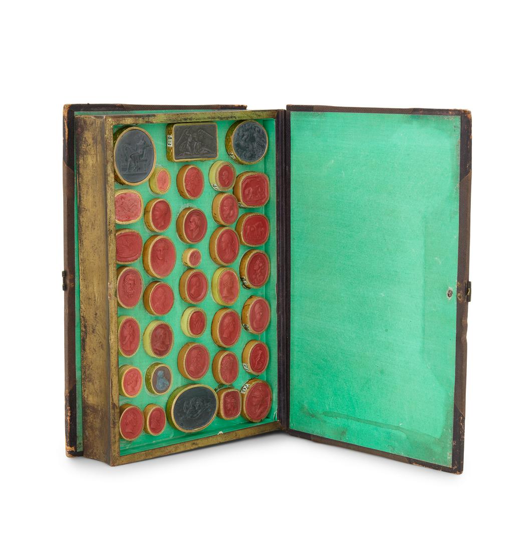 Collection of Wax Grand Tour Medallions (1 of 6)