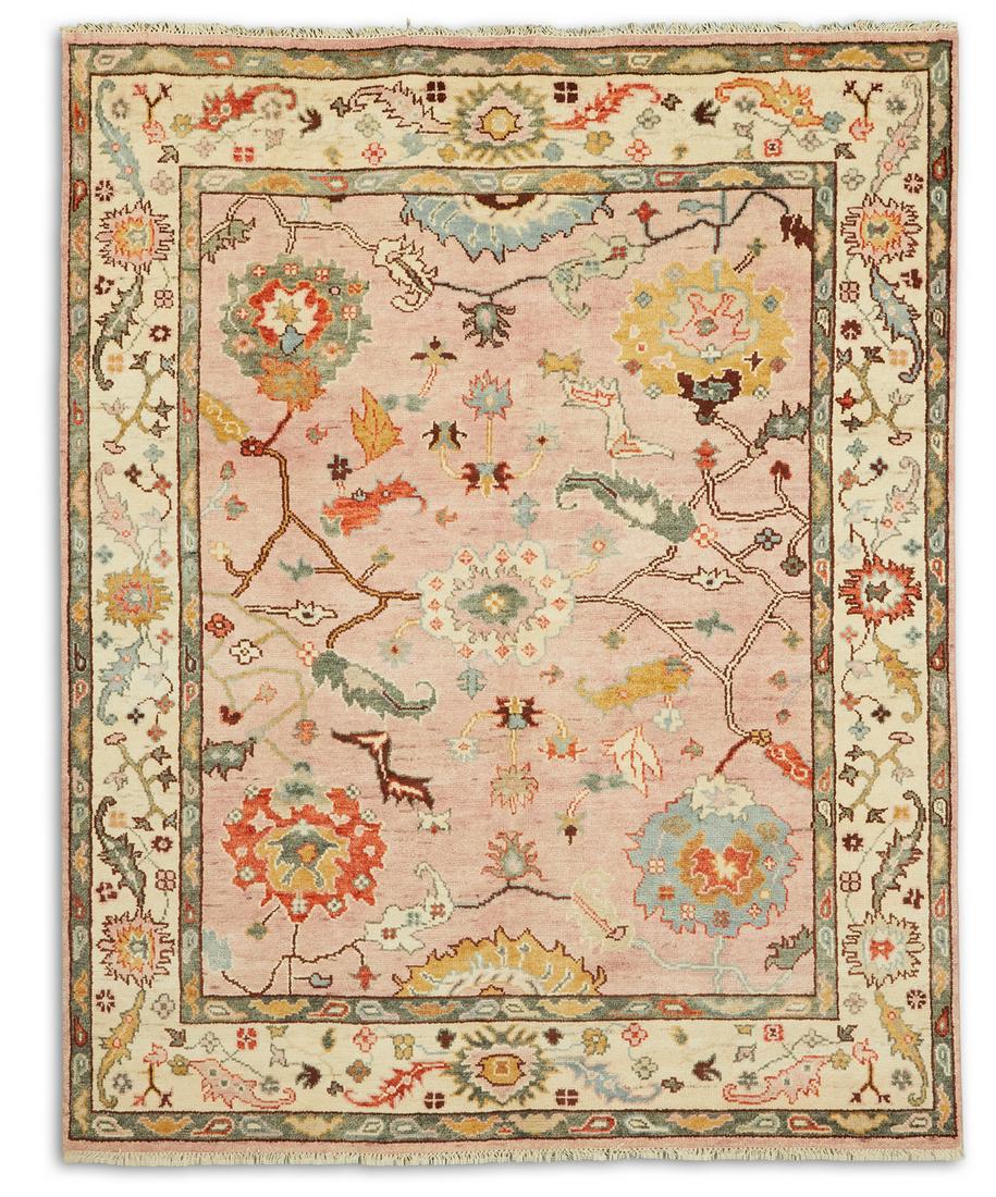 Turkish Angora Oushak Carpet: Turkish Angora Oushak Carpet 8' 1" x 10'