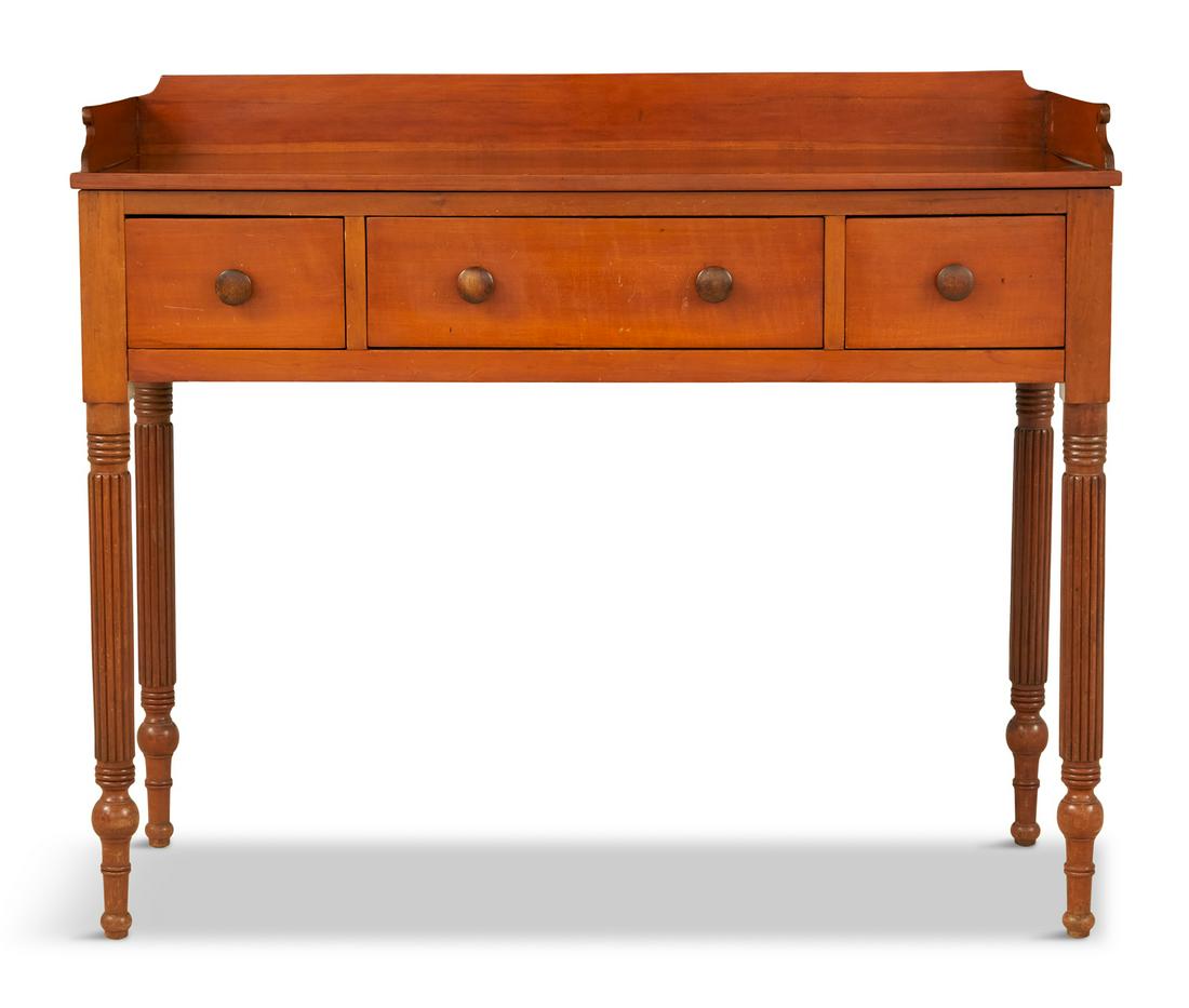 Early American Cherrywood Huntboard (1 of 3)