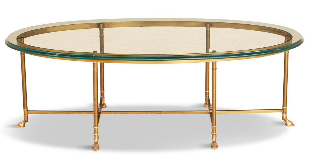 Bronze and Plate Glass Coffee Table (1 of 2)