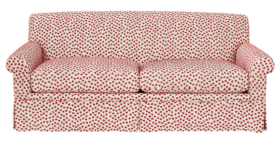 Rubelli "Kiki"-Covered Scroll-Arm Sofa (1 of 3)