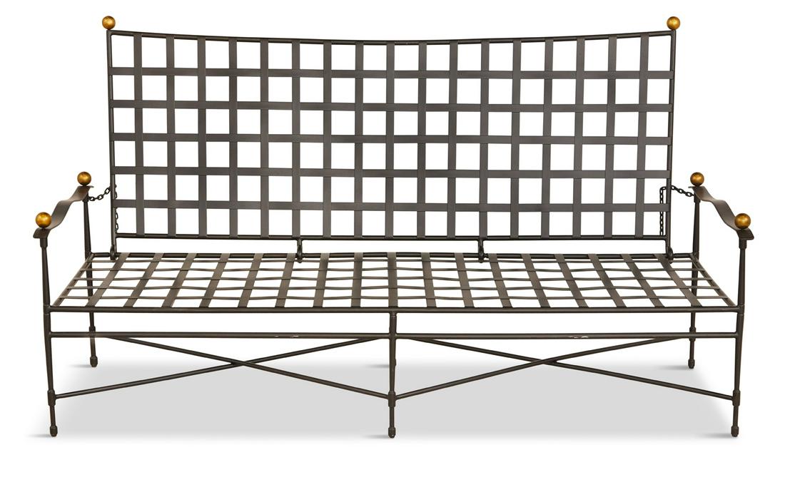 JANUS et Cie Labeled "Amalfi" Settee (1 of 3)