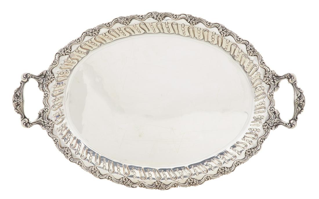 Italian Silver Tray (1 of 2)