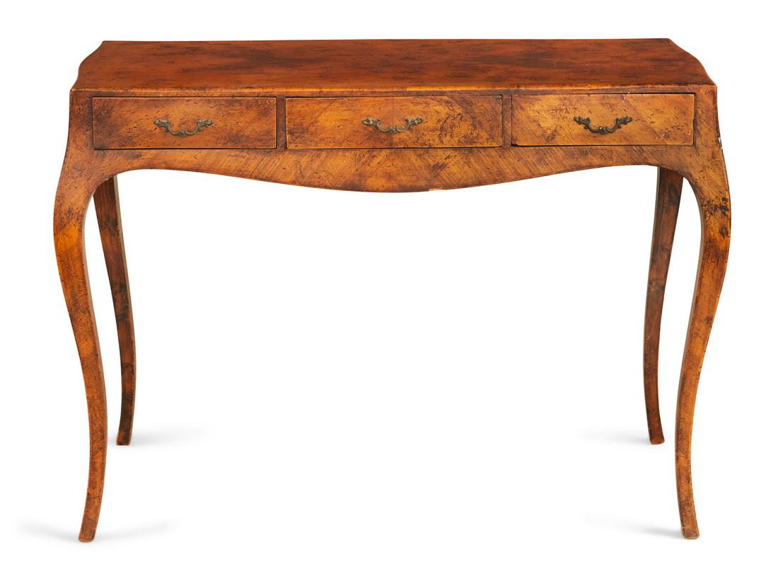 Provincial Italian Fruitwood Writing Desk (1 of 3)